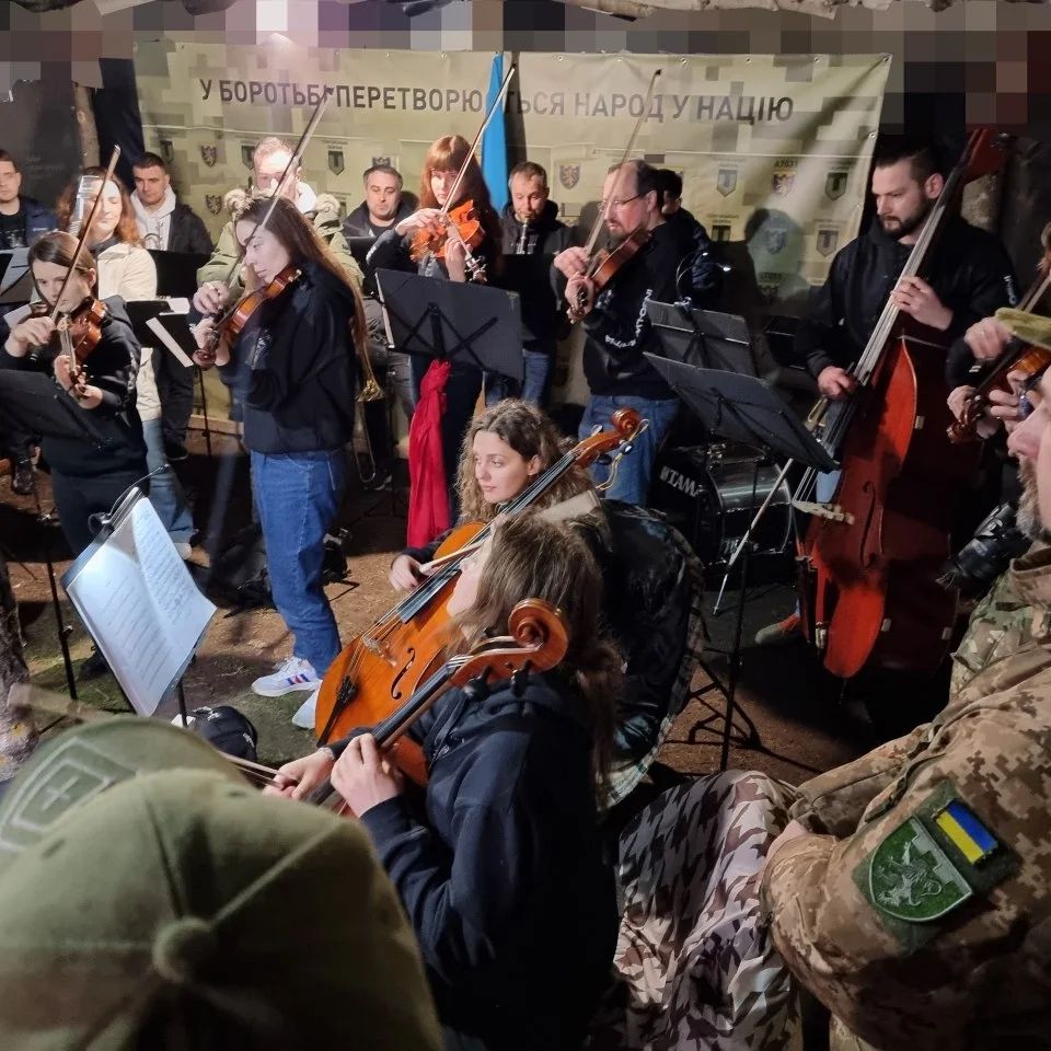 Lviv National Philharmonic - "INSO-Lviv" visited the 103rd Separate Territorial Defense Brigade of the Armed Forces of Ukraine