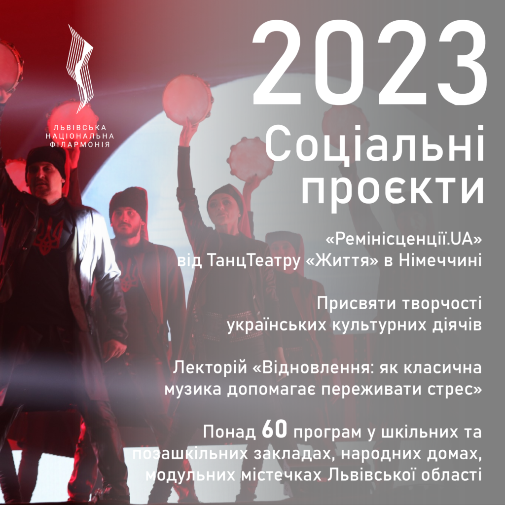 Львівська національна філармонія - Як минув 2023 рік у Львівській національній філармонії