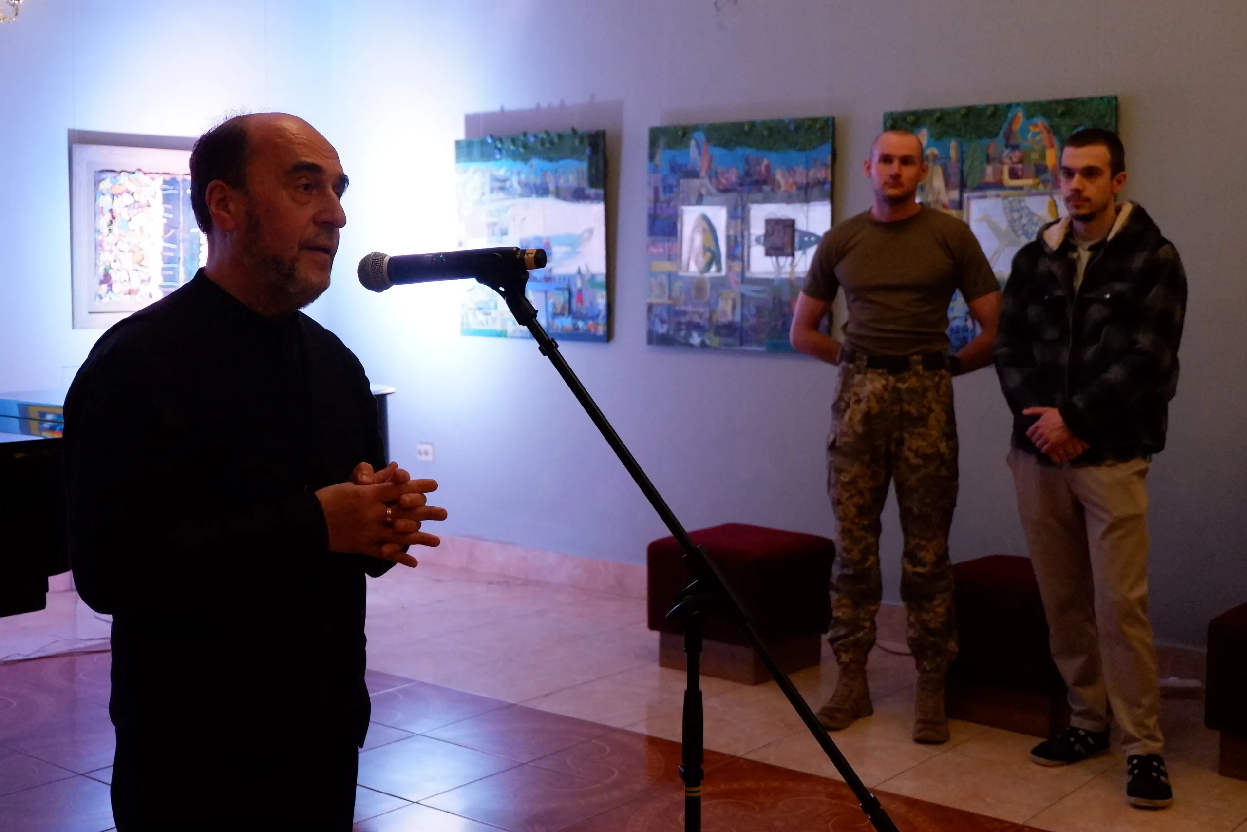 Львівська національна філармонія - Спорідненість. Відкриття виставки Романа та Тараса Опалинських